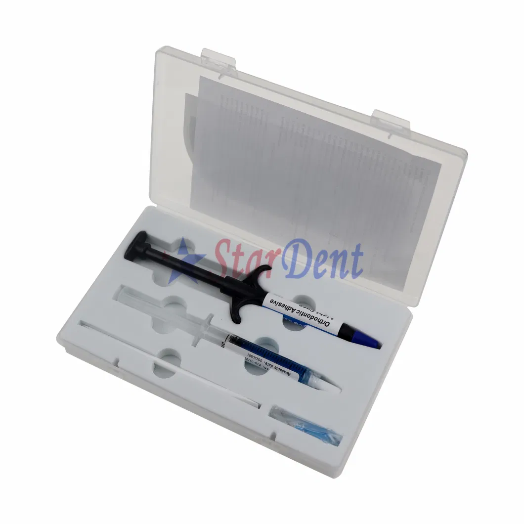 Dental Orthodontic Adhesive Light Cure Blue Glue Kit Bonding System