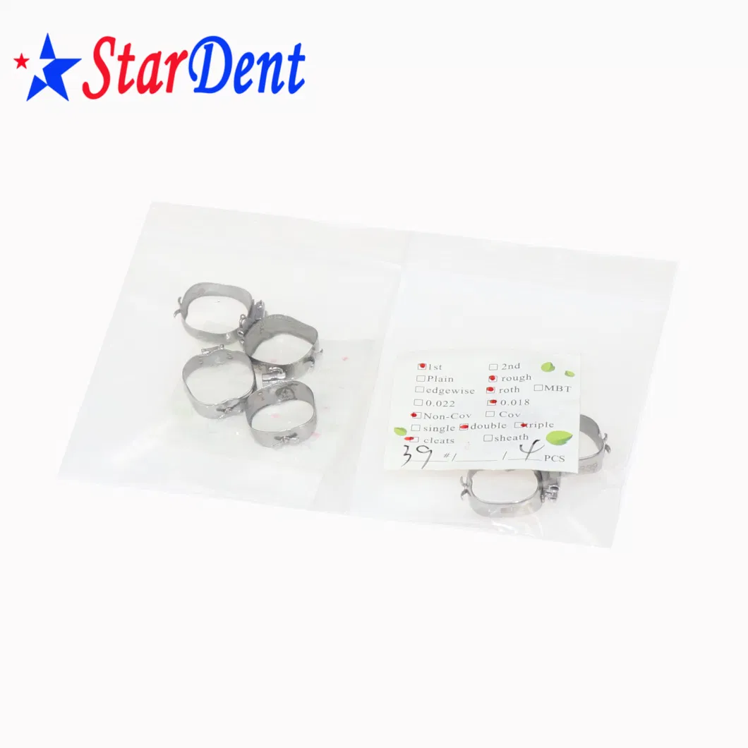 Dental Orthodontic Stainless Steel Molar Buccal Tube Band