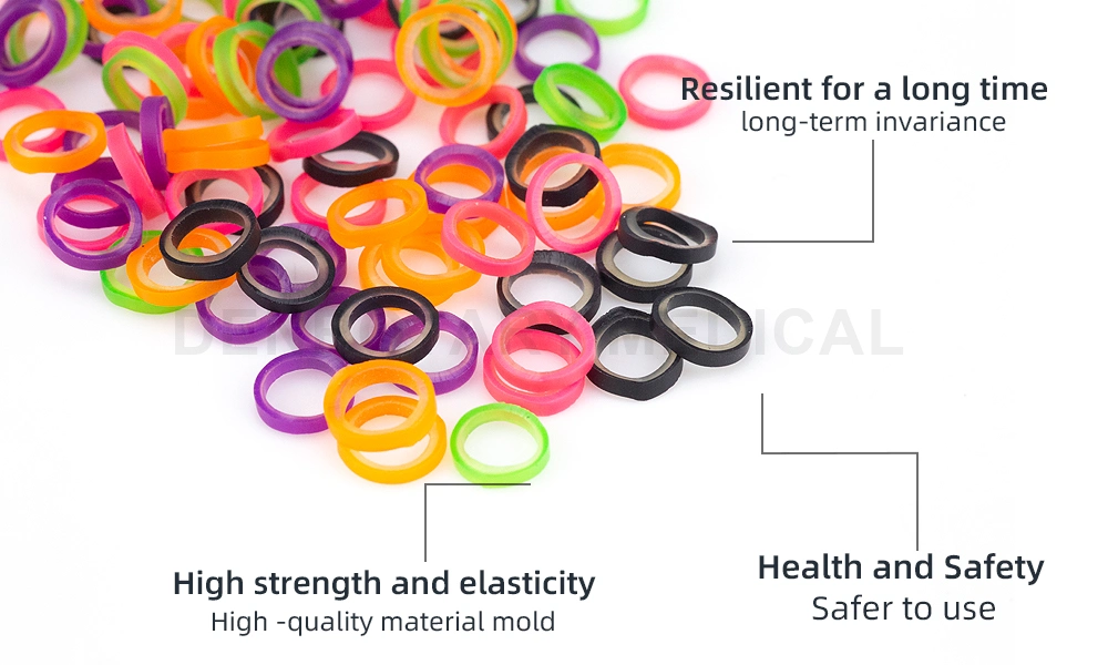 Dental Consumables Orthodontic Elastic Rubber Bands for Tooth